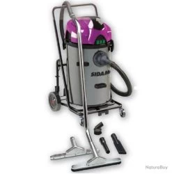 Aspirateur Cuve Inox 88l 3x1200w Avec Kit Gravats Jet 100 I90 Sidamo