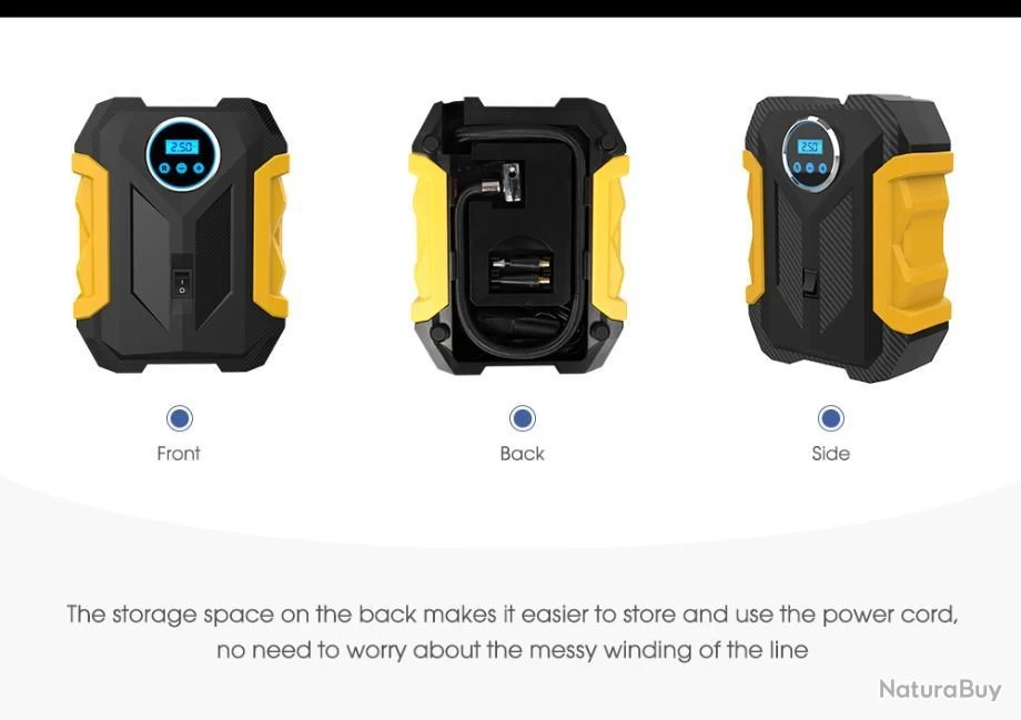 Carsun Gonfleur Compresseur Numérique Portable Idéal Pneus Matelas Gonflables Ballons Camping Plein 10 Carsun Gonfleur Compresseur Numérique Portable Idéal Pneus Matelas Gonflables Ballons Camping Plein – Image 10