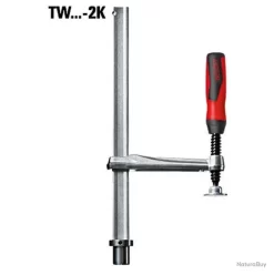 Eléments De Serrage Pour Tables De Soudage TW Avec Poignée Bi-matière 300/120 Mm TW28-30-12-2K Besse