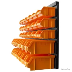 Kit De Bacs De Stockage Et Panneaux Muraux 32 Pcs Jaune Et Noir 9 Kit De Bacs De Stockage Et Panneaux Muraux 32 Pcs Jaune Et Noir -Des outils pour votre vie. 00010 Kit de bacs de stockage et panneaux muraux 32 pcs Jaune et noir