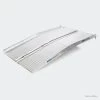 Lot De 2 Rampes Pour Fauteuil Roulant Pliante En Aluminium 305 X 72 Cm 270 Kg Maximum Gris 3416013
