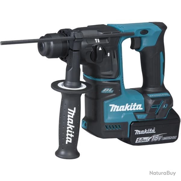 Perforateur SDS-Plus 18 V Li-Ion 5 Ah Ø 17 Mm DHR171RTJ Makita 1 Perforateur SDS-Plus 18 V Li-Ion 5 Ah Ø 17 Mm DHR171RTJ Makita