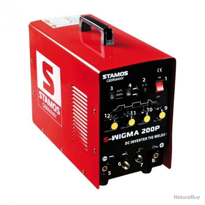 Poste à Souder TIG - 200A - 230V - Puls Professionnel 3414009 1 Poste à Souder TIG - 200A - 230V - Puls Professionnel 3414009