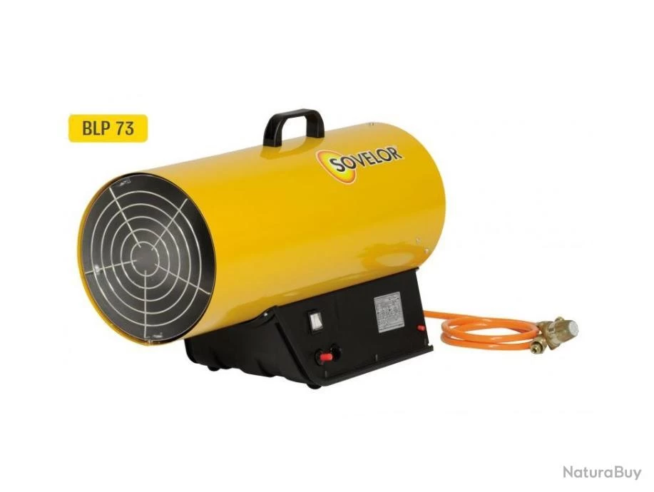Chauffage Air Pulsé Mobile Gaz Propane à Combustion Directe Allumage Manuel 220W BLP73M Sovelor 1 Chauffage Air Pulsé Mobile Gaz Propane à Combustion Directe Allumage Manuel 220W BLP73M Sovelor