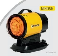 Chauffage Radiant Portable Au Fuel à Combustion Directe 17 KW MINISUN Sovelor