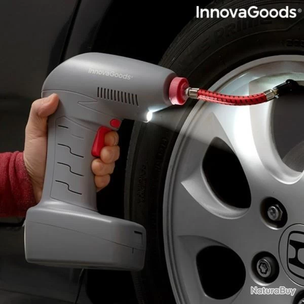 Compresseur D' Air Portatif Avec Led InnovaGoods® Airpro+ 11 Compresseur D' Air Portatif Avec Led InnovaGoods® Airpro+ – Image 11