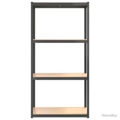 Étagères à 4 Niveaux 4pcs Anthracite Acier Et Bois D'ingénierie 10 Étagères à 4 Niveaux 4pcs Anthracite Acier Et Bois D'ingénierie -Des outils pour votre vie. 00011 Etageres a 4 niveaux 4pcs Anthracite Acier et bois d ingenierie