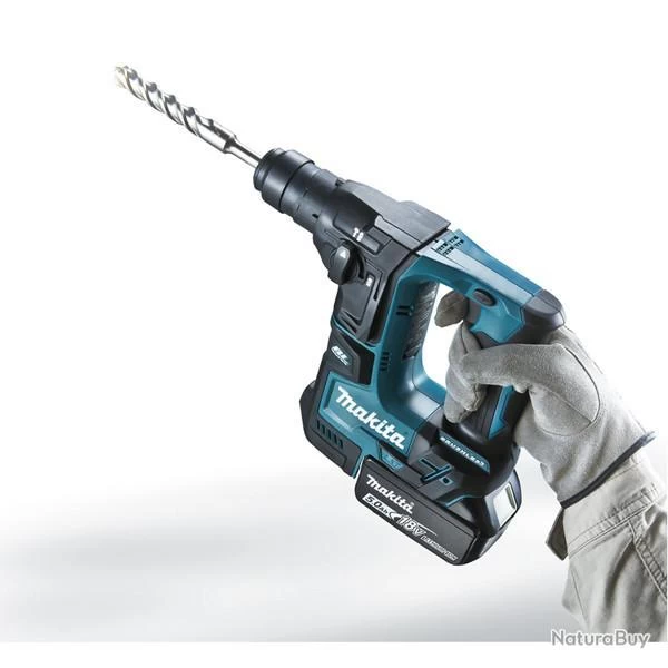 Perforateur SDS-Plus 18 V Li-Ion 5 Ah Ø 17 Mm DHR171RTJ Makita 2 Perforateur SDS-Plus 18 V Li-Ion 5 Ah Ø 17 Mm DHR171RTJ Makita – Image 2
