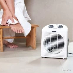 Radiateur/ventilateur 2000 W Pour Des Espaces 15 M2, Couleur Blanc BXSH2000E Black And Decker -Des outils pour votre vie. 00011 Radiateur ventilateur 2000 W pour des espaces 15 m2 couleur blanc BXSH2000E Black and Decker