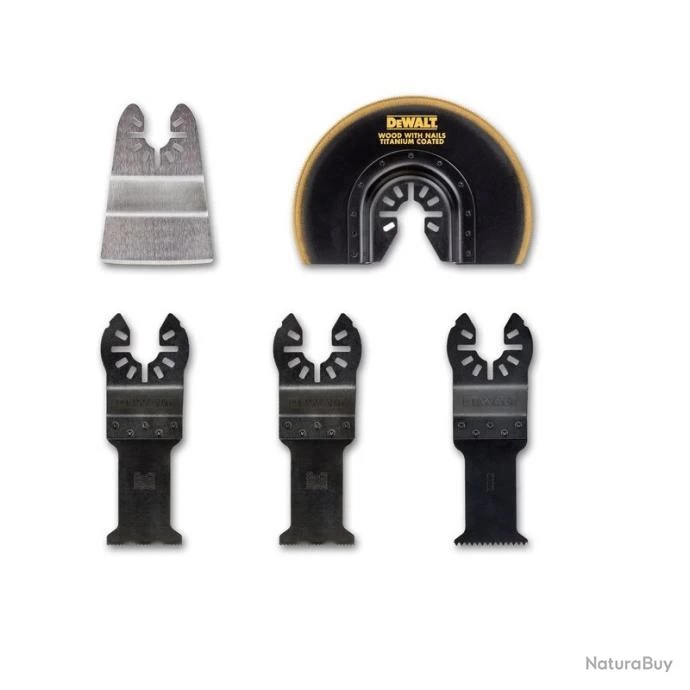 Coffret De 5 Accessoires Pour Multi-cutter DT20715 DeWalt 3 Coffret De 5 Accessoires Pour Multi-cutter DT20715 DeWalt – Image 3