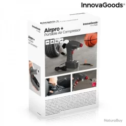 Compresseur D' Air Portatif Avec Led InnovaGoods® Airpro+ 23 Compresseur D' Air Portatif Avec Led InnovaGoods® Airpro+ -Des outils pour votre vie. 00012 Compresseur d Air Portatif avec Led InnovaGoods Airpro