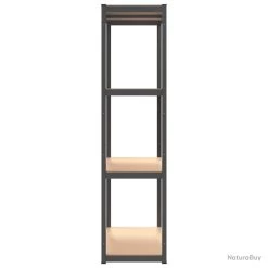Étagères à 4 Niveaux 4pcs Anthracite Acier Et Bois D'ingénierie 11 Étagères à 4 Niveaux 4pcs Anthracite Acier Et Bois D'ingénierie -Des outils pour votre vie. 00012 Etageres a 4 niveaux 4pcs Anthracite Acier et bois d ingenierie