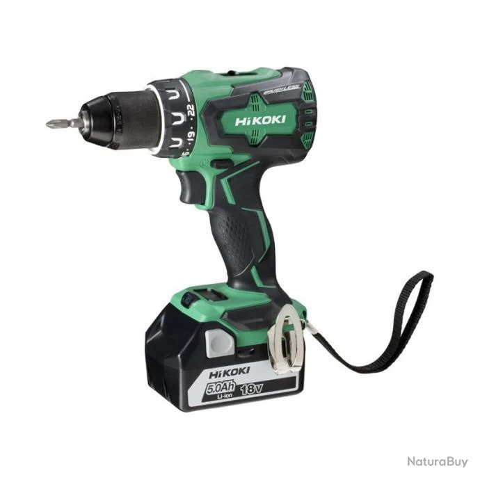 Hitachi - Hikoki - Pack Machines à Batterie Perceuse-visseuse Et Boulonneuse 18V 2x5Ah Li-Ion - KC18 2 Hitachi - Hikoki - Pack Machines à Batterie Perceuse-visseuse Et Boulonneuse 18V 2x5Ah Li-Ion - KC18 – Image 2