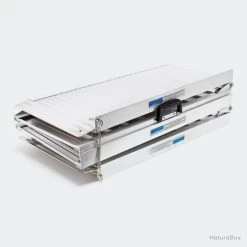 Lot De 2 Rampes Pour Fauteuil Roulant Pliante En Aluminium 305 X 72 Cm 270 Kg Maximum Gris 3416013 -Des outils pour votre vie. 00012 Lot de 2 rampes pour fauteuil roulant pliante en aluminium 305 x 72 cm 270 kg maximum 3416013