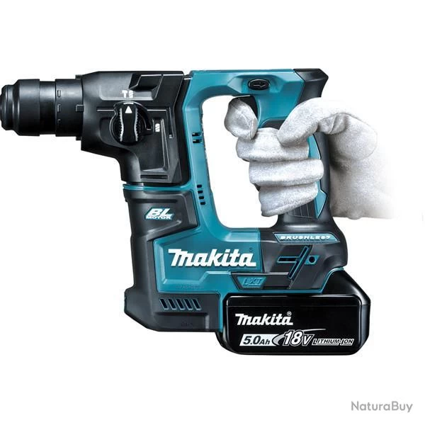 Perforateur SDS-Plus 18 V Li-Ion 5 Ah Ø 17 Mm DHR171RTJ Makita 4 Perforateur SDS-Plus 18 V Li-Ion 5 Ah Ø 17 Mm DHR171RTJ Makita – Image 4