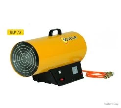 Chauffage Air Pulsé Mobile Gaz Propane à Combustion Directe Allumage Automatique 220W BLP73E Sovelor