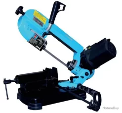 Scie à Ruban Métaux Manuelle 125 Mm à Montée Assistée 230V 400 W SRM125 Leman