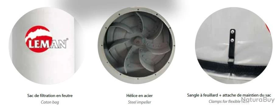 Aspirateur D'atelier (pour Machine à Bois) 150L 1500W 230V ASP152 Leman 2 Aspirateur D'atelier (pour Machine à Bois) 150L 1500W 230V ASP152 Leman – Image 2