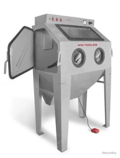 Cabine De Sablage Pro Avec Aspiration Cyclonique Externe 350 L MW-Tools CAT415FC -Des outils pour votre vie. 00016 Cabine de sablage pro avec aspiration cyclonique externe 350 l MW Tools CAT415FC