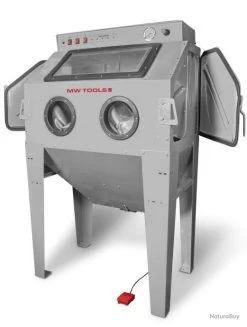 Cabine De Sablage Pro Avec Aspiration Cyclonique Externe 350 L MW-Tools CAT415FC -Des outils pour votre vie. 00017 Cabine de sablage pro avec aspiration cyclonique externe 350 l MW Tools CAT415FC