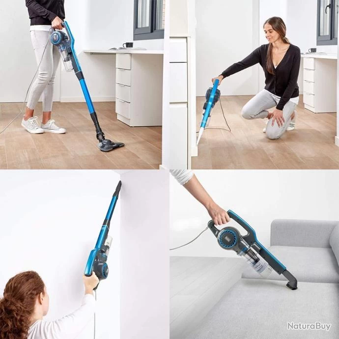 Black & Decker Aspirateur Balai 2 En 1 Sans Sac 600 W BXVMS600E Black And Decker 4 Black & Decker Aspirateur Balai 2 En 1 Sans Sac 600 W BXVMS600E Black And Decker – Image 4