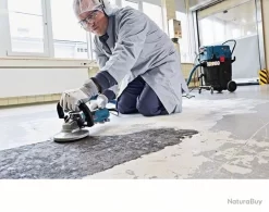 Bosch - Ponceuse Et Surfaceuse à Béton 125mm 1500W - GBR 15 CA Bosch Professional -Des outils pour votre vie. 00018 Bosch Ponceuse et surfaceuse a beton 125mm 1500W GBR 15 CA Bosch Professional