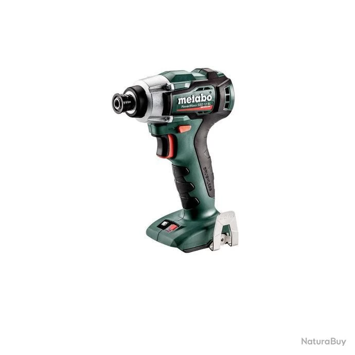 Visseuse à Choc 12 V Sans Batterie Ni Chargeur 140 Nm PowerMaxx SSD 12 BL Metabo 1 Visseuse à Choc 12 V Sans Batterie Ni Chargeur 140 Nm PowerMaxx SSD 12 BL Metabo