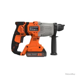 Black & Decker Perforateur Burineur à Batterie SDS-Plus 18V 2x2.5Ah 1,2J En Coffret BCD900E2K Black And Decker 7 Black & Decker Perforateur Burineur à Batterie SDS-Plus 18V 2x2.5Ah 1,2J En Coffret BCD900E2K Black And Decker -Des outils pour votre vie. 00020 Perforateur burineur a batterie SDS Plus 18V 2x2.5Ah 1 2J en coffret BCD900E2K Black and Decker