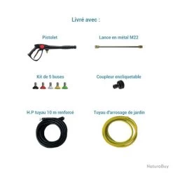 Nettoyeur Haute Pression Lavor Independent 2800 200bar 690L/h, Eau Froide, Moteur 4 Temps, Utilisati -Des outils pour votre vie. 00021 Nettoyeur haute pression Lavor Independent 2800 200bar 690L h eau froide moteur 4 temps utilisati