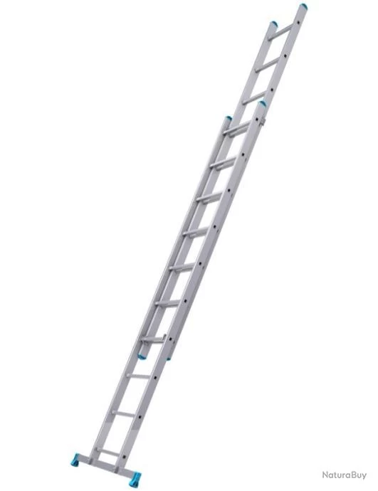 Tubesca - Echelle Coulisse à Main 2 Plans 10+10 échelons Haut. D'accès Max 5,69 Mm - STARLINE S+ Tub 1 Tubesca - Echelle Coulisse à Main 2 Plans 10+10 échelons Haut. D'accès Max 5,69 Mm - STARLINE S+ Tub
