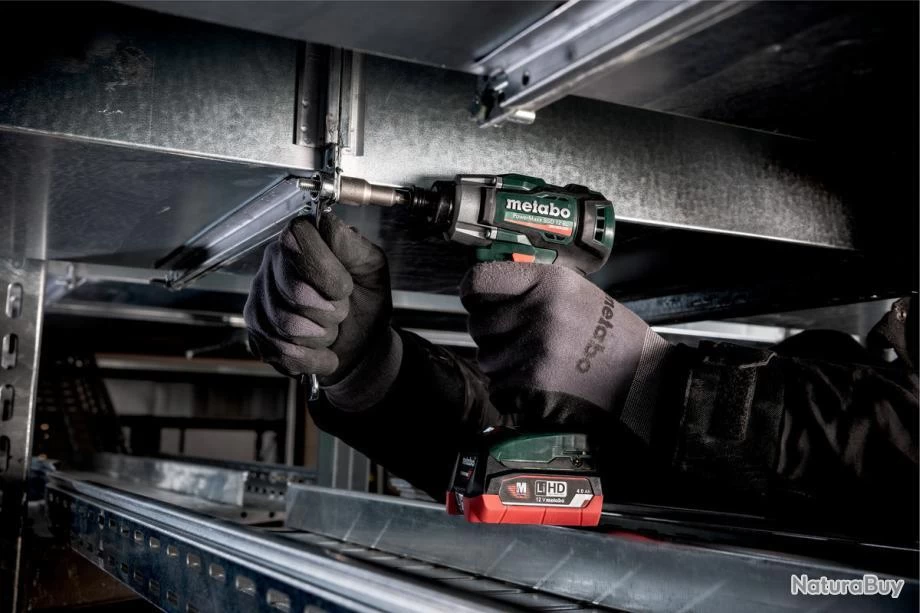 Visseuse à Choc 12 V Sans Batterie Ni Chargeur 140 Nm PowerMaxx SSD 12 BL Metabo 4 Visseuse à Choc 12 V Sans Batterie Ni Chargeur 140 Nm PowerMaxx SSD 12 BL Metabo – Image 4