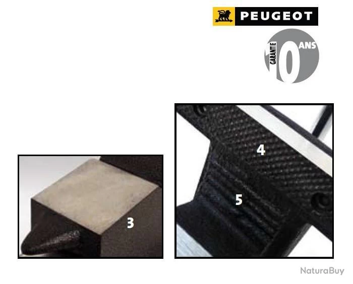 Etau D'établi Pivotant 125 Mm EBT 125 Peugeot 3 Etau D'établi Pivotant 125 Mm EBT 125 Peugeot – Image 3