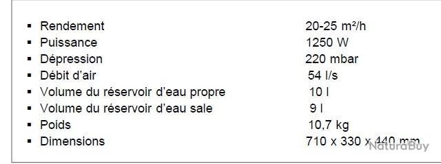 Kärcher Injecteur/Extracteur 1250W 25m²/h Puzzi 10/1 Karcher 4 Kärcher Injecteur/Extracteur 1250W 25m²/h Puzzi 10/1 Karcher – Image 4