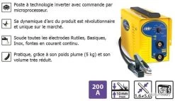 Poste De Soudage MMA à L'arc 230V 200A Mi 200P Gys 6 Poste De Soudage MMA à L'arc 230V 200A Mi 200P Gys -Des outils pour votre vie. 00024 Poste de soudage MMA a l arc 230V 200A mi 200P Gys