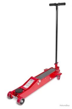 Cric Rouleur Hydraulique 3t Long Et Bas MW-Tools CAT3TLL